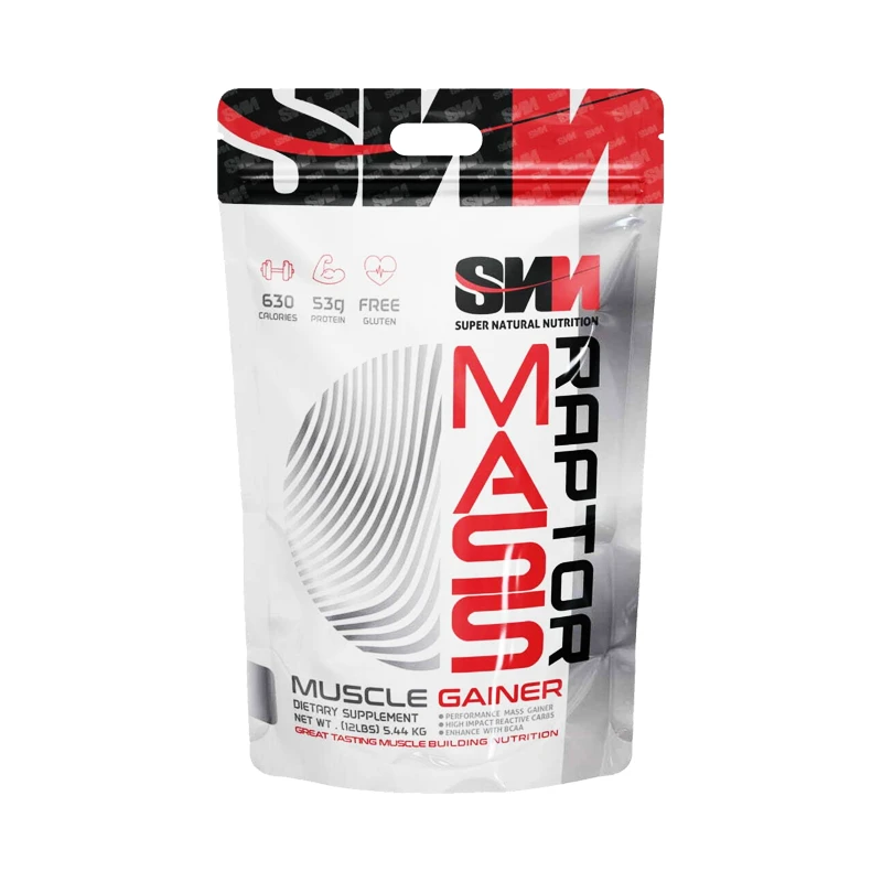 پودر گینر رپتور مس اس ان ان وزن 5440 گرم + پودر کراتین مونوهیدرات ژن استار وزن 300 گرم + هدیه: قرص مولتی ویتامین مینرال کارن بسته 60 عددی 0