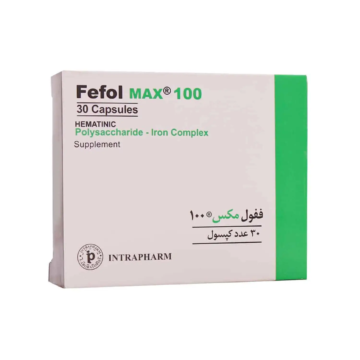 کپسول ففول مکس 100 اینترافارم 30 عدد