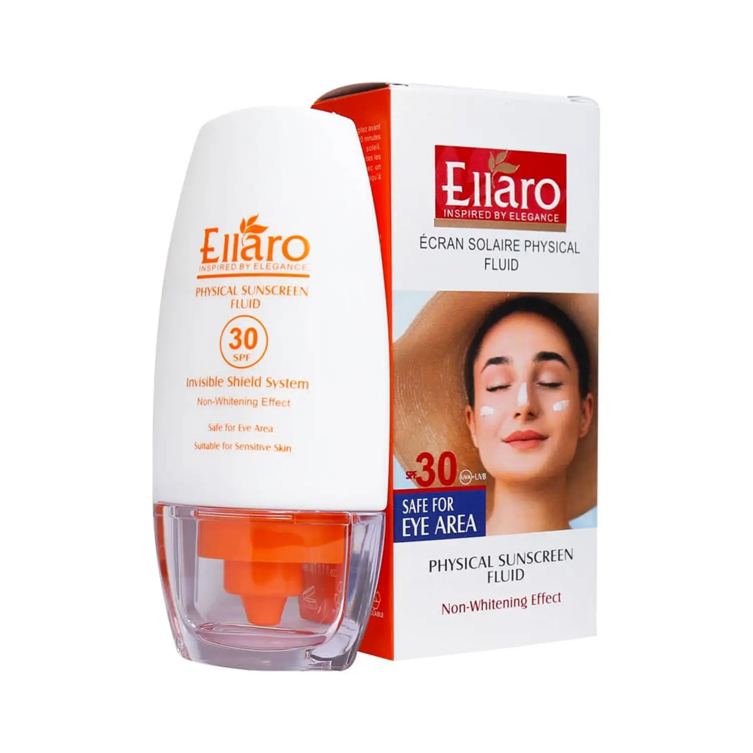 فلوئید ضد آفتاب فیزیکال SPF30 الارو حجم 50 میلی لیتر