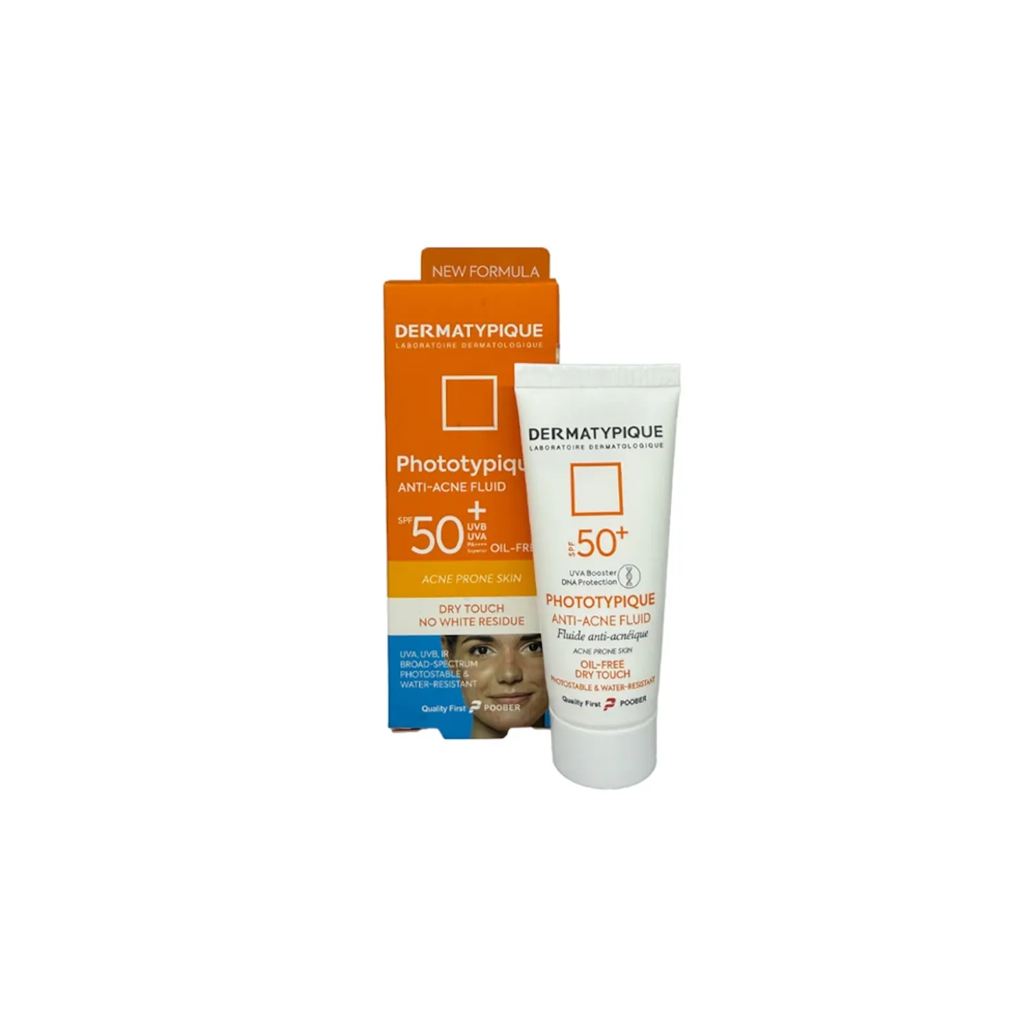 کرم ضد آفتاب و ضد جوش درماتیپیک SPF50 حجم 40 میلی لیتر
