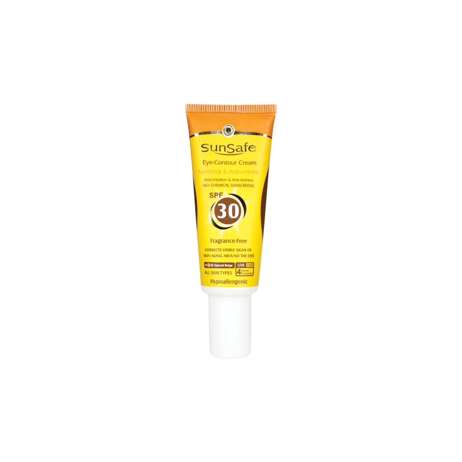 کرم دور چشم سان سیف حاوی ضد آفتاب رنگی با spf30 