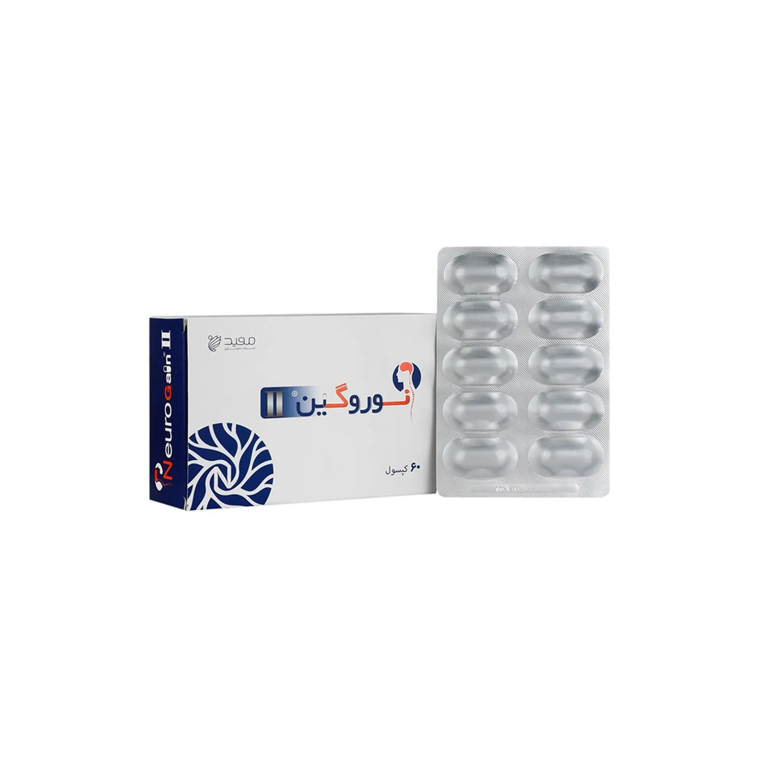 کپسول نوروگین مفید بسته 60 عددی