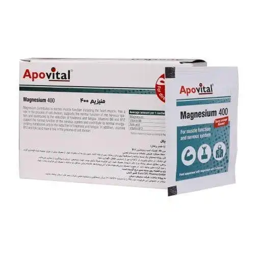 منیزیم آپوویتال 400 میلی گرمی 30 عدد 1