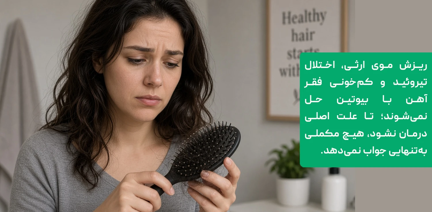 طریقه مصرف بیوتین برای مو