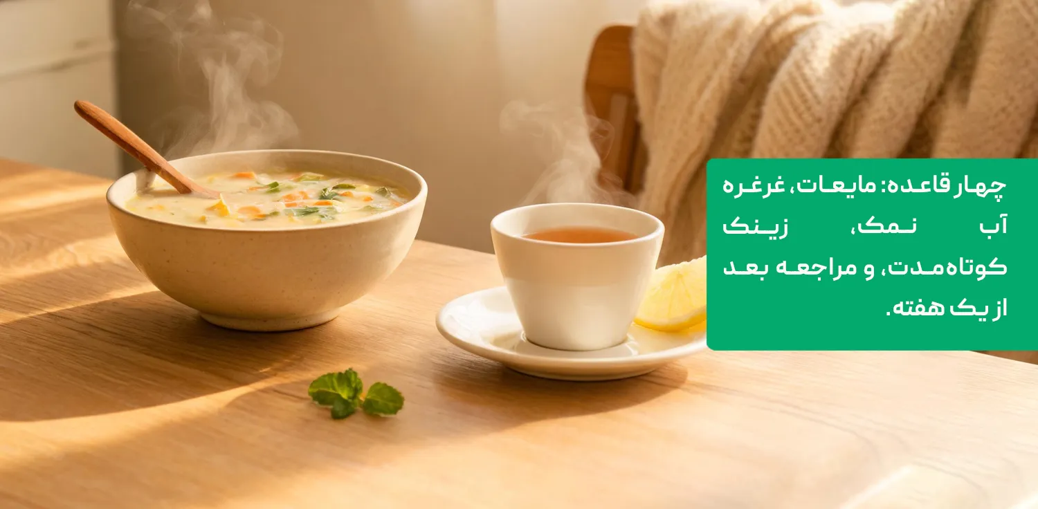 برای گلو درد چی خوبه بخوریم برای گلو درد چی خوبه بخوریم